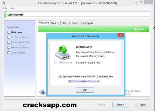 Card Recovery 6.10 Registration Key Crack